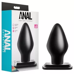   Anal Adventures - análny kolík XL - extra veľký - čierny