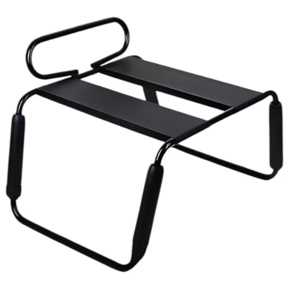 Temptasia - sex stolička s vibrátorom - čierna/prírodná