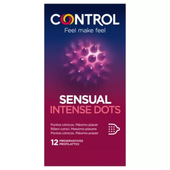 Control - kondóm s výstupkami - 12 ks