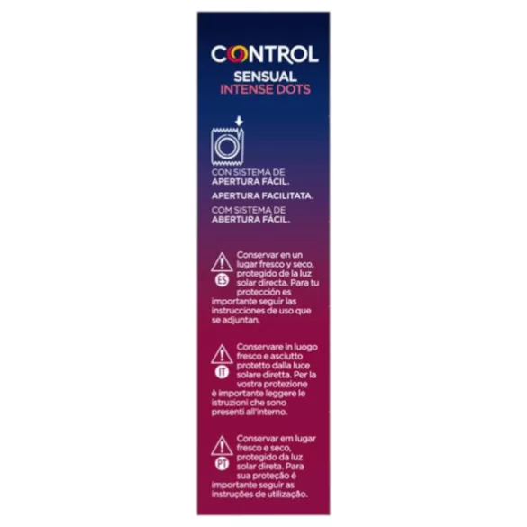 Control - kondóm s výstupkami - 12 ks