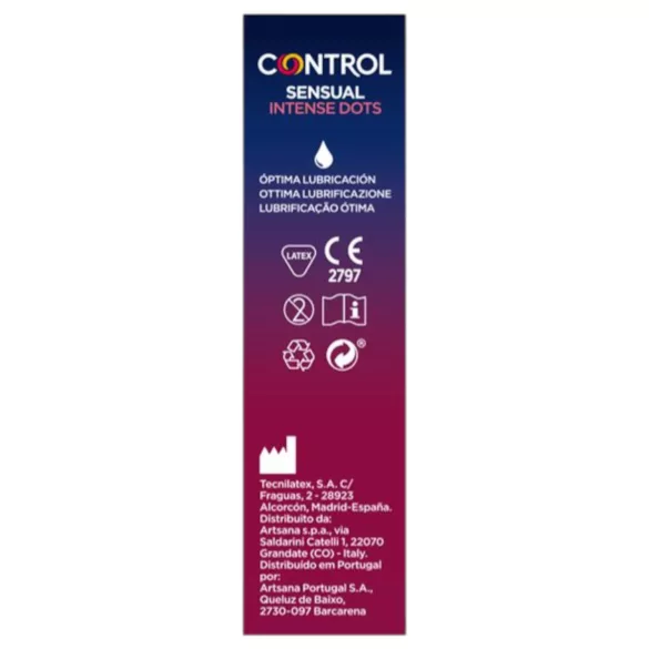 Control - kondóm s výstupkami - 12 ks