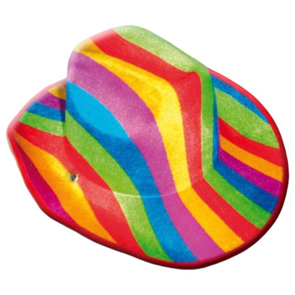 Kovbojský klobúk Pride (dúha)