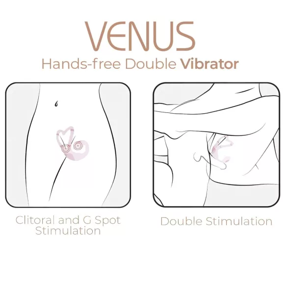 Adrien Lastic Venus - vibrátor na G-bod a klitoris - ružový