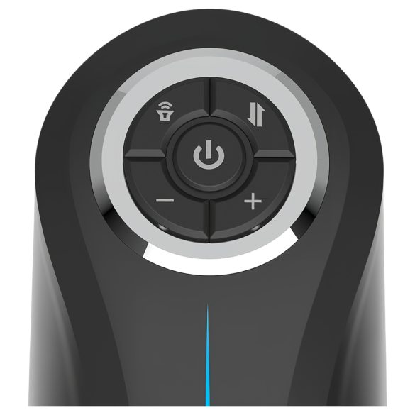 JamyJob - masturbátor s pohyblivou hlavou a vibráciami - čierny