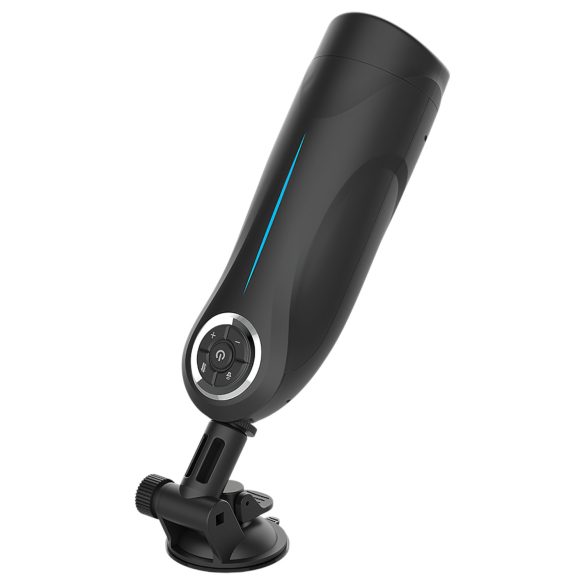 JamyJob - masturbátor s pohyblivou hlavou a vibráciami - čierny