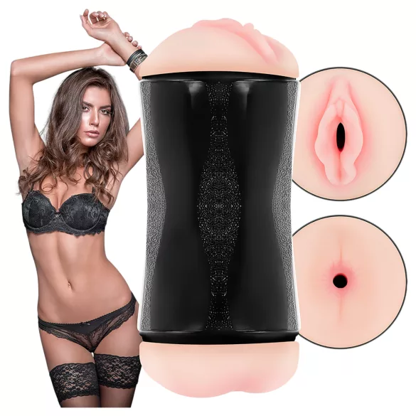 JamyJob - masturbátor vagína a anál - realistický materiál - natur