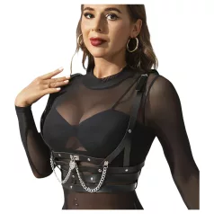 Subblime - postroj s reťazou - čierny