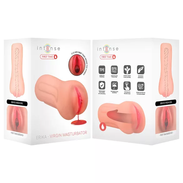Intense First Time Erica - realistická panna masturbátor - vagína - natur