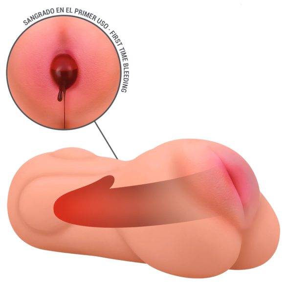 Intense First Time Sophie - realistická panna masturbátor - prírodná farba