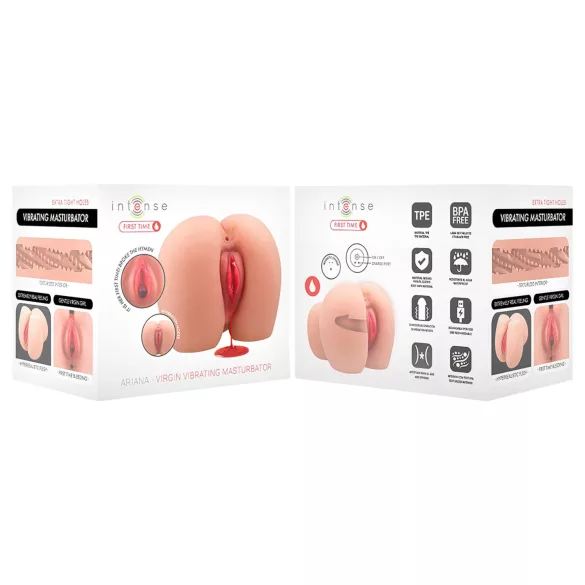 First Time Ariana - realistický, vibračný pannenský masturbátor (prírodný)