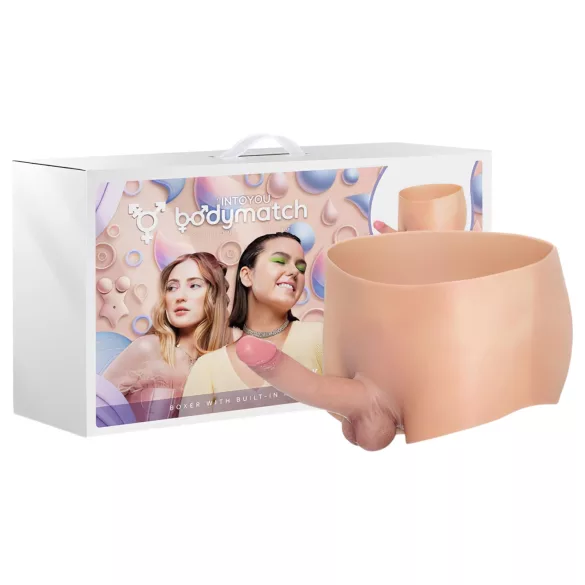 INTOYOU - nasadzovací realistický penis - silikón - naturálny