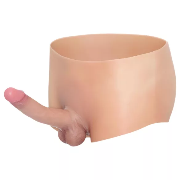 INTOYOU - nasadzovací realistický penis - silikón - naturálny