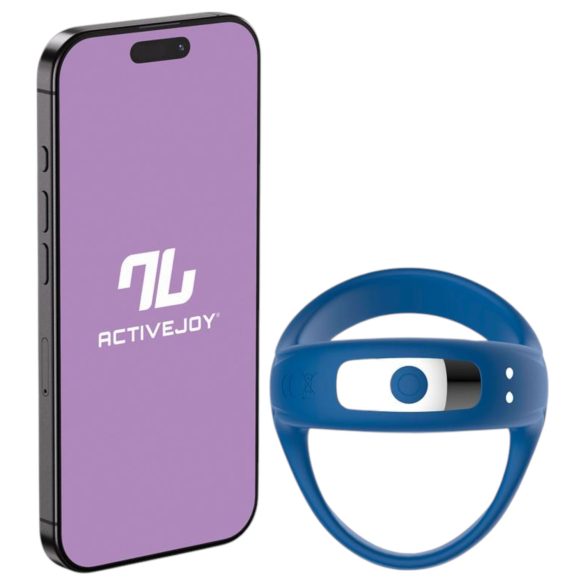 INTOYOU - inteligentný vibračný krúžok na penis a semenníky (modrý)