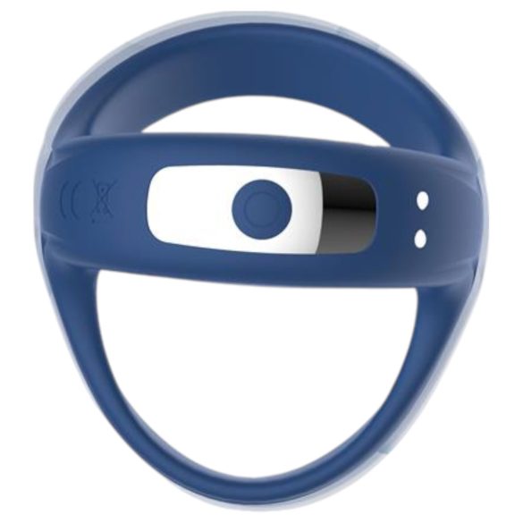 INTOYOU - inteligentný vibračný krúžok na penis a semenníky (modrý)