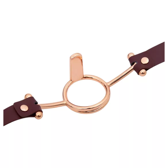 Latetobed - ústny otvárač s krúžkom - hnedý