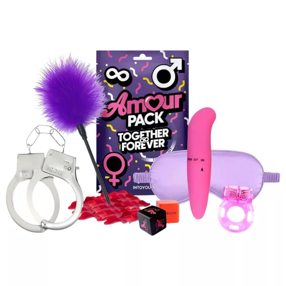 Amour Pack Together - štartovací set s vibrátorom - 7 dielov