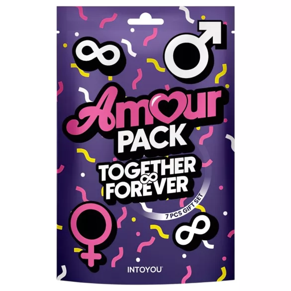 Amour Pack Together - štartovací set s vibrátorom - 7 dielov