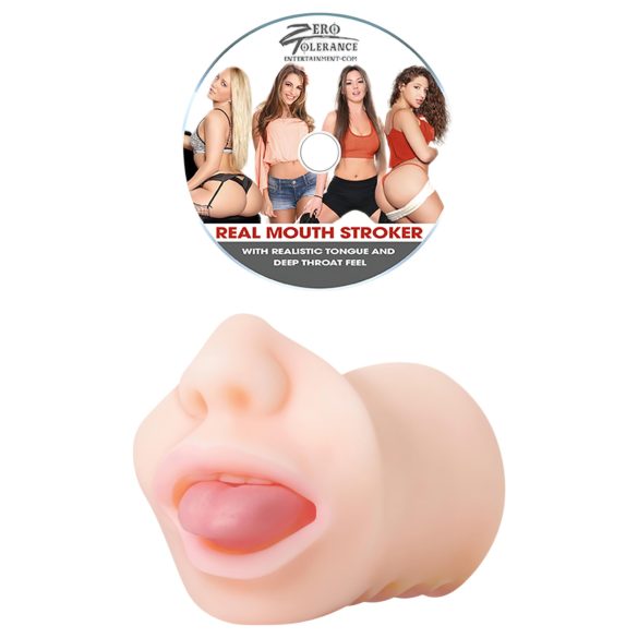 Zero Tolerance - realistická umelá ústa - naturálny odtieň