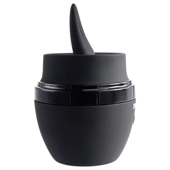 Evolved - vibrátor na klitoris s jazykom - dobíjací - čierny