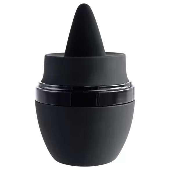 Evolved - vibrátor na klitoris s jazykom - dobíjací - čierny