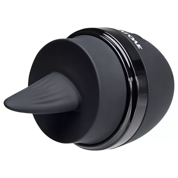 Evolved - vibrátor na klitoris s jazykom - dobíjací - čierny