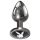 Playboy Tux - análny kolík - malý (strieborný)