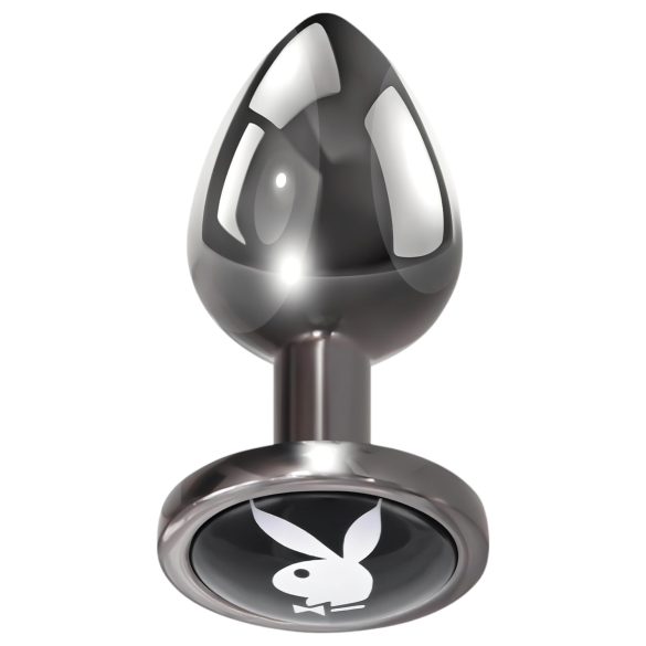 Playboy Tux - análny kolík - malý (strieborný)