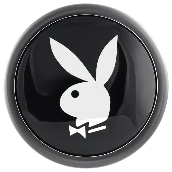 Playboy Tux - análny kolík - malý - strieborný