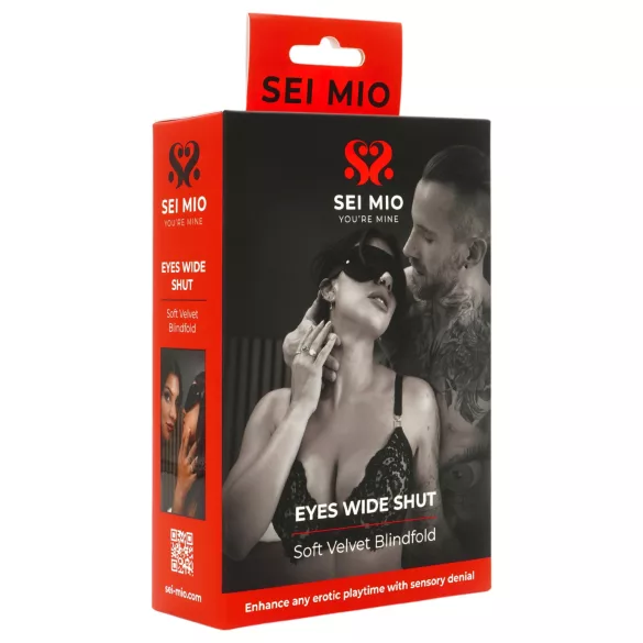 Sei Mio - maska na oči - čierna