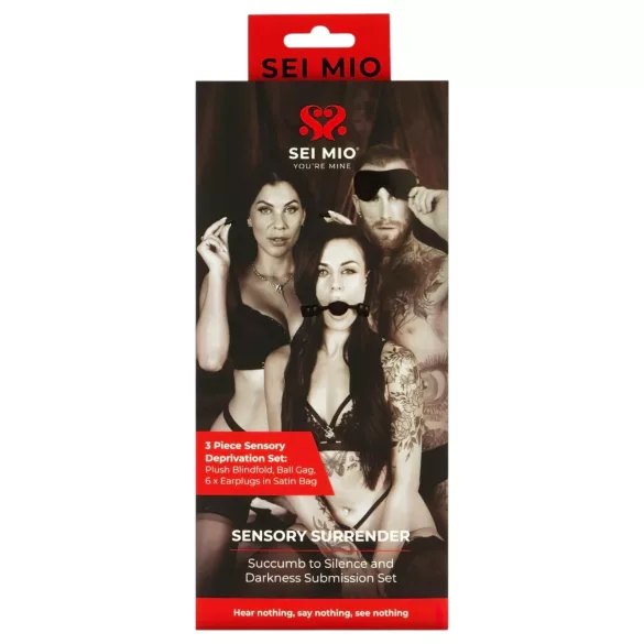 Sei Mio - BDSM sada pre pokročilých - čierna