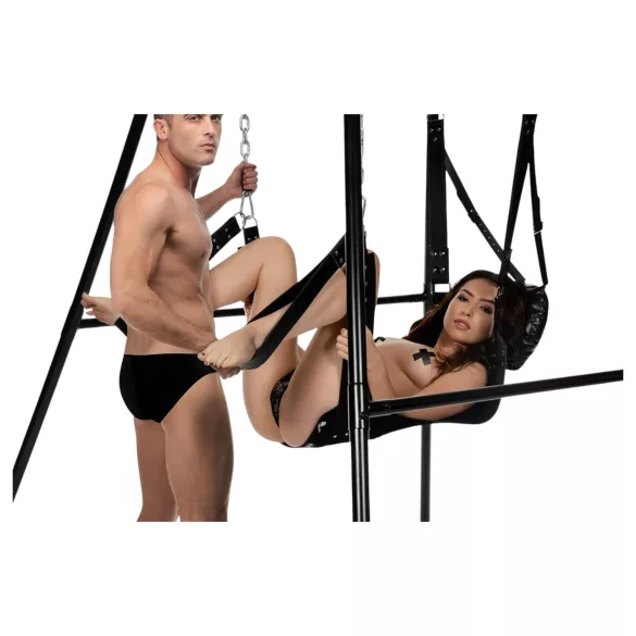 XR Brands - Sex hojda s rámom (čierna)