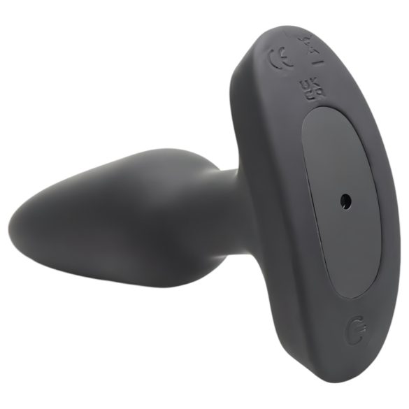 Booty Sparks Laser - análny vibrátor na diaľkové ovládanie - čierny, nabíjateľný