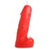 Spicy Pecker - sviečka v tvare penisu s vajíčkami - veľká