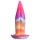 Creature Cocks - dildo s jazykom - svietiaci silikón - 21 cm