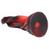 Creature Cocks Hell Kiss - skrútené silikónové dildo - 19cm (červené)