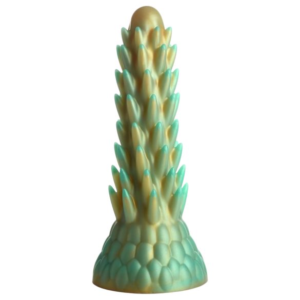 Stegosaurus Tvor – silikónové dildo - 20cm (zelené)
