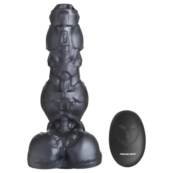 XR Brands Cyborg cock - robotický vibračný penis s diaľkovým ovládaním