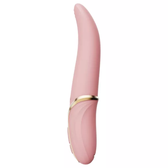 Zalo Eve - vibrátor na dobíjanie - ohrev, rotácia - ružový