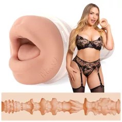   Fleshlight Mia Malkova - realistický orálny masturbátor - telová farba