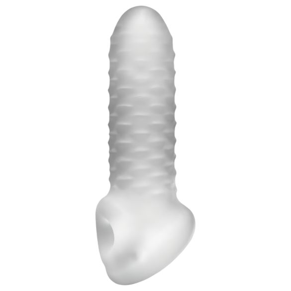 Fat Boy Checker Box - návlek na penis - 15 cm - biely