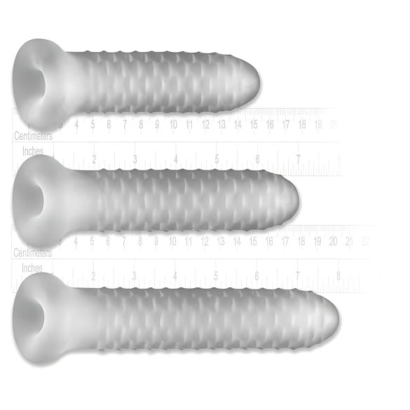 Fat Boy Checker Box - návlek na penis - 15 cm - biely