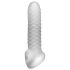 Fat Boy Checker Box - návlek na penis - 17 cm - biely