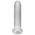 Fat Boy Checker Box - návlek na penis (17cm) - biely