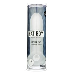   Fat Boy Original Ultra Fat - návlek na penis - biely - 19 cm