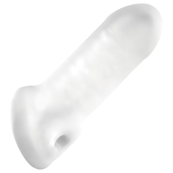 Fat Boy Original Ultra Fat - návlek na penis - 15 cm - biely