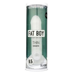 Fat Boy Thin - návlek na penis - tenký - biely 17 cm