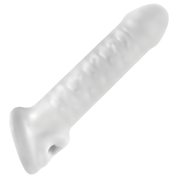 Fat Boy Thin - návlek na penis - tenký - biely 17 cm