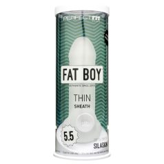 Fat Boy Thin - návlek na penis - tenký - biely 15 cm