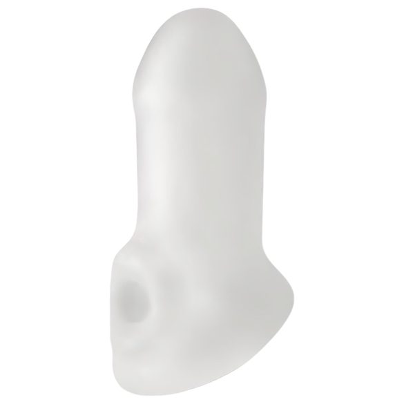 Fat Boy Thin - návlek na penis - 10 cm - biely
