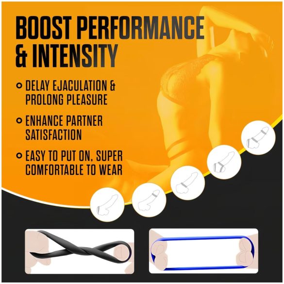 Stay Hard - erekčný krúžok sada - 3 ks - farebné